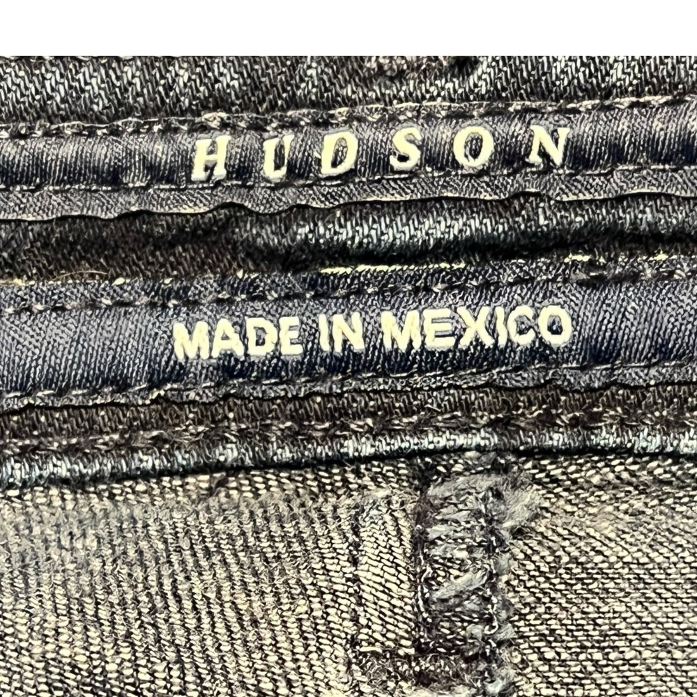 Hudson Jeans Carly Women's Blue Dark Wash Straight Leg Fit Denim Pants Size 26 - Picture 8 of 11